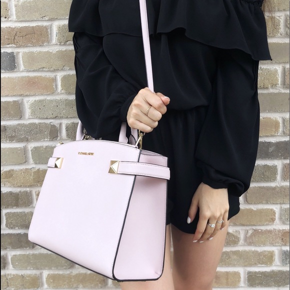 Gaby’sBags👜💕- NWT Michael Kors Satchel Pink - Picture 3 of 8